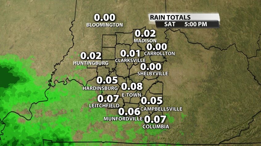 More Drizzle to Start Sunday